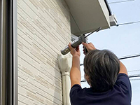 コーキング作業