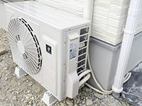 室外機周りの仕舞い