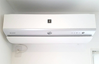 エアコン取付完成